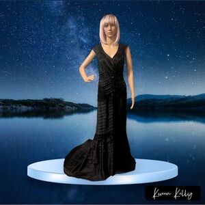 Tadashi red carpet gown.